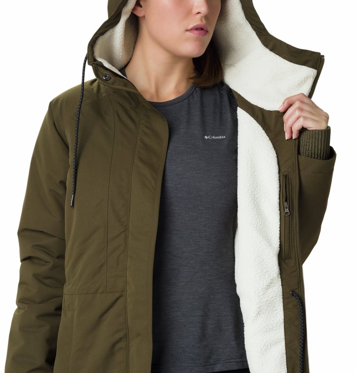 Куртка Columbia South Canyon™ Sherpa Lined Jacket W - темно-зелена