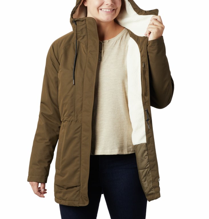 Куртка Columbia South Canyon™ Sherpa Lined Jacket W - темно-зелена
