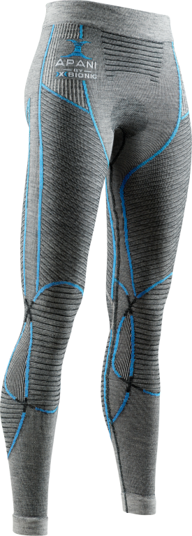 Легінси X-Bionic Apani 4.0 Merino Pants W - чорний/сірий/синій