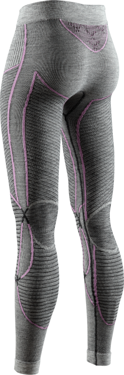 Легінси X-Bionic Apani 4.0 Merino Pants W - чорний/сірий/рожевий