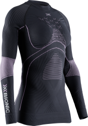X-Bionic Energy Accumulator 4.0 Сорочка з круглою горловиною LG SL W - чорний/рожевий