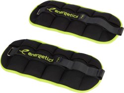 Manžeta se závažím Energetics Ankle Writst Weight 2x2,5kg - černá