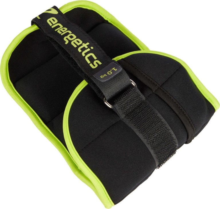 Manžeta se závažím Energetics Ankle Writst Weight 2x2,5kg - černá