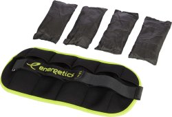 Manžeta se závažím Energetics Ankle Writst Weight 2x2,5kg - černá