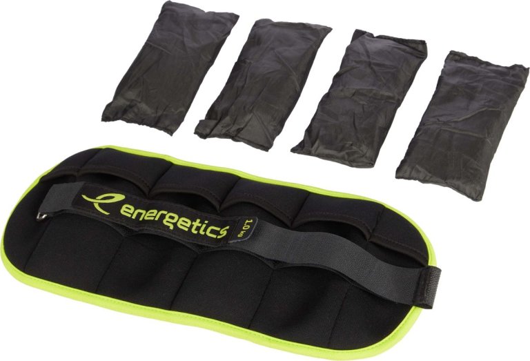 Manžeta se závažím Energetics Ankle Writst Weight 2x2,5kg - černá