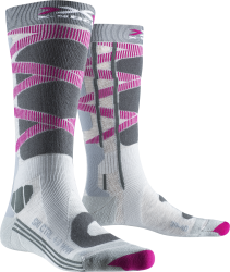 Шкарпетки X-Bionic X-SOCKS® Ski Control 4.0 W - сірі/рожеві