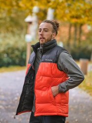 Жилет Columbia Pike Lake™ Vest M - червоний/сірий
