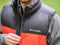 Жилет Columbia Pike Lake™ Vest M - червоний/сірий