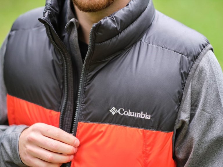 Жилет Columbia Pike Lake™ Vest M - червоний/сірий