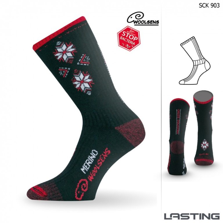 Шкарпетки Lasting SCK - чорні