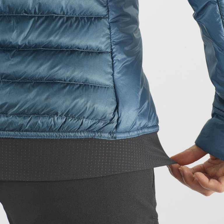 Куртка Salomon OUTLINE DOWN HOODIE W - синій