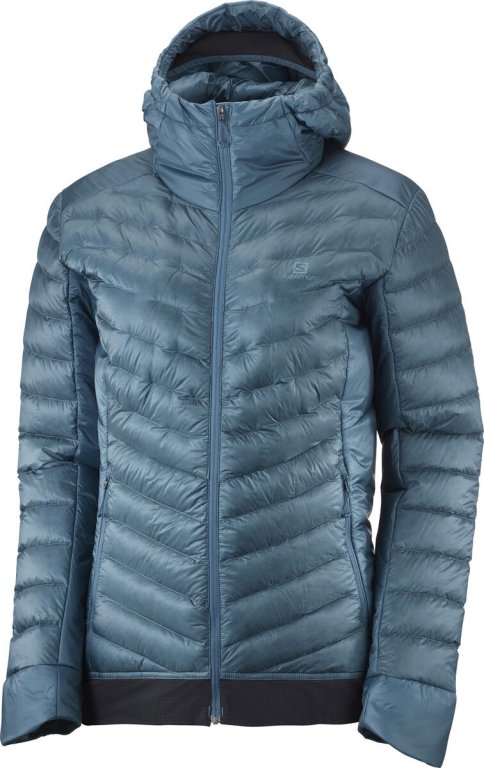 Куртка Salomon OUTLINE DOWN HOODIE W - синій