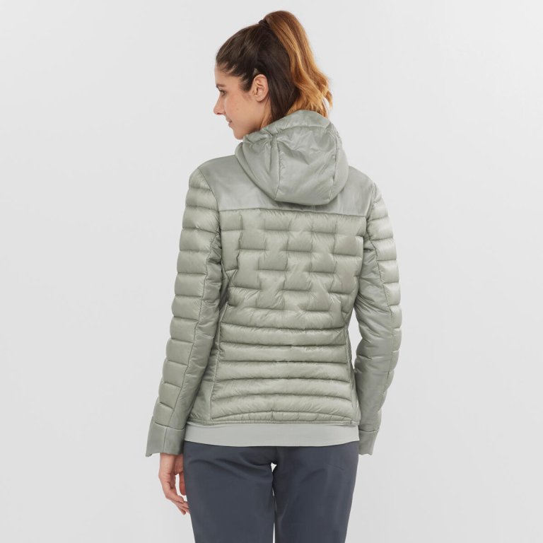 Куртка Salomon OUTLINE DOWN HOODIE W - сірий