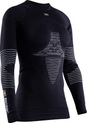 Tričko X-Bionic Energizer 4.0 Shirt Round Neck LG SL W - černá/bílá