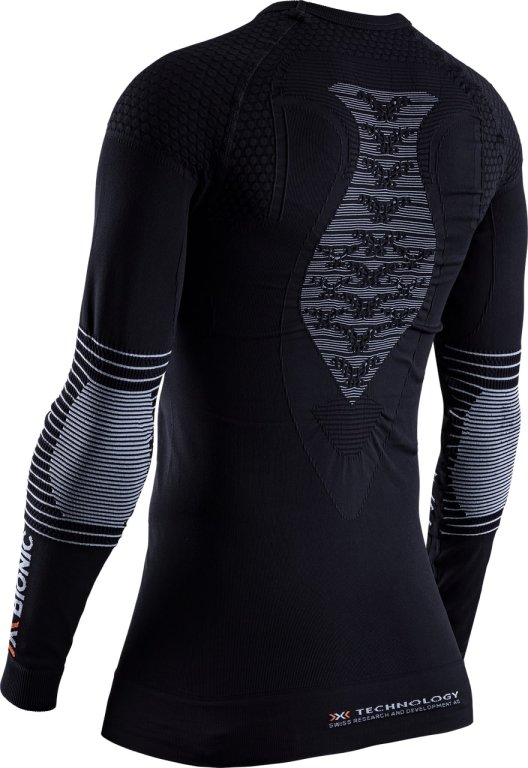 Tričko X-Bionic Energizer 4.0 Shirt Round Neck LG SL W - černá/bílá