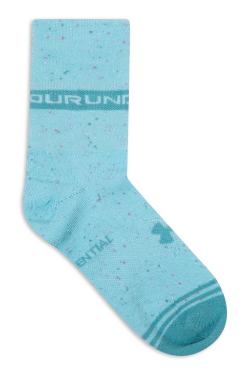 Ponožky Under Armour Essential Hi Lo 2Pk - zelená/bílá