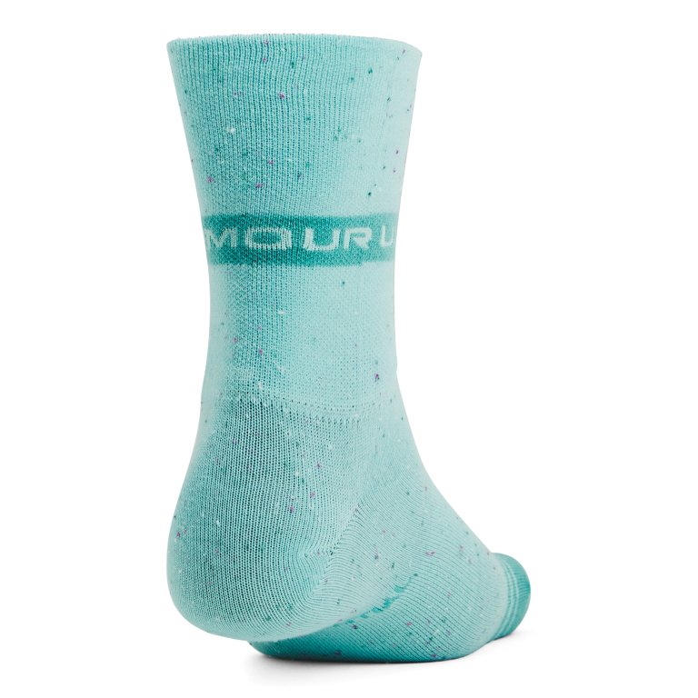 Ponožky Under Armour Essential Hi Lo 2Pk - zelená/bílá