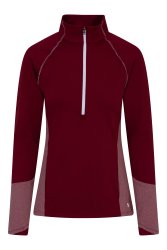 Футболка Under Armour ColdGear 1/2 Zip W - бордова