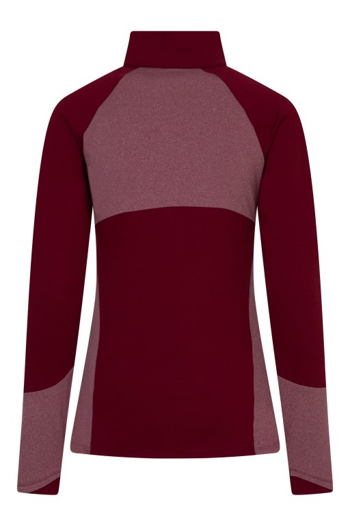 Футболка Under Armour ColdGear 1/2 Zip W - бордова