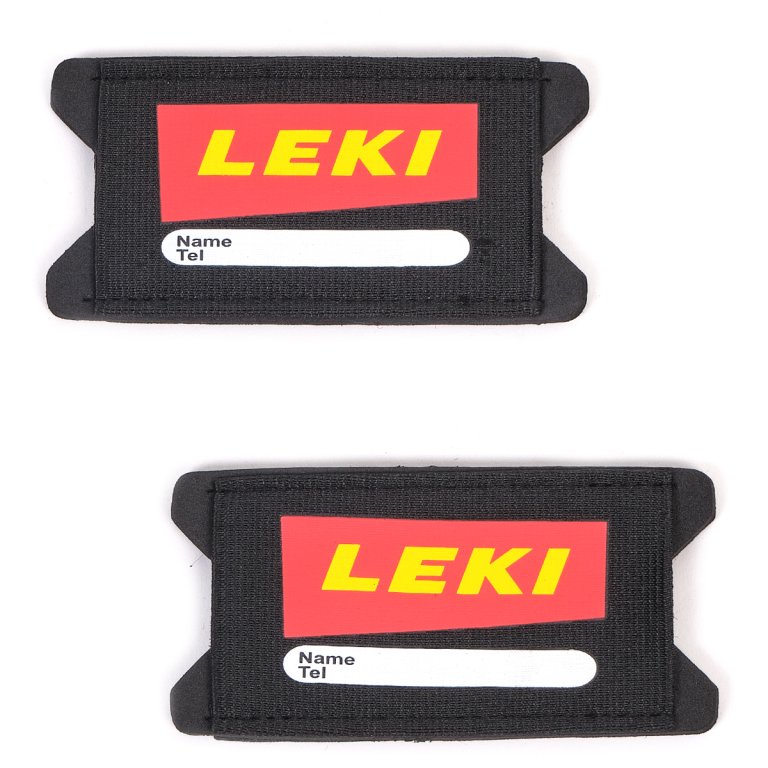 Ремінці для бігових лиж Leki Ski clip Nordic - чорно/червоні