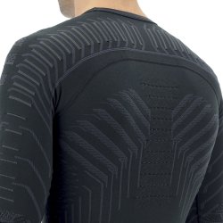 Футболка UYN Resilyon UW LG SL Round Neck M - чорна