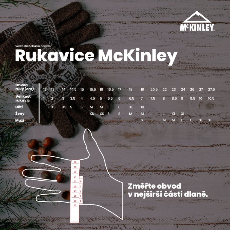 Rukavice McKinley Morello - černá