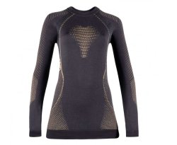 Футболка UYN Cashmere Shiny 2.0 UW LG SL Round Neck W - чорно/жовта