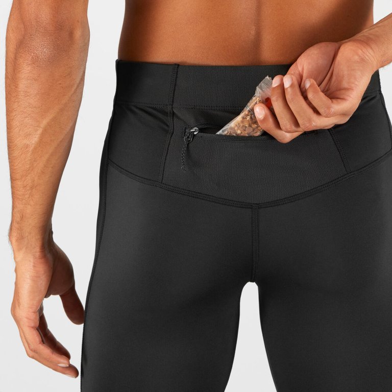 Легінси Salomon AGILE LONG TIGHT M - чорний