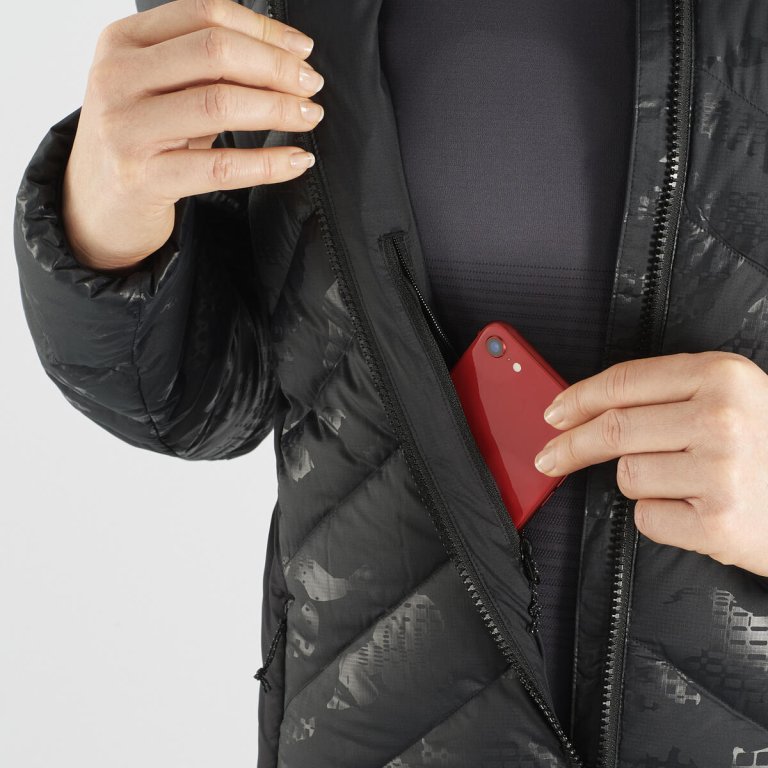 Куртка Salomon TRANSITION DOWN JACKET W - чорна
