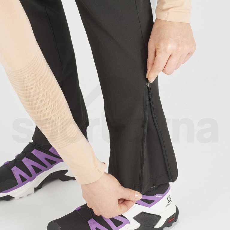 Kalhoty Salomon OUTPEAK WARM PANTS W - černá (standardní délka)