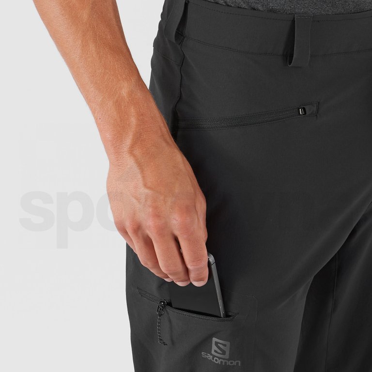 Штани Salomon Wayfarer Straight Pant M - чорний (збільшена довжина)