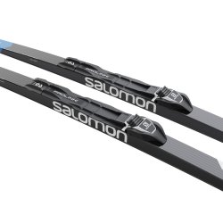 Běžky set Salomon RC eSKIN JUNIOR + Vázání PROLINK ACCES JUNIOR - černá/modrá