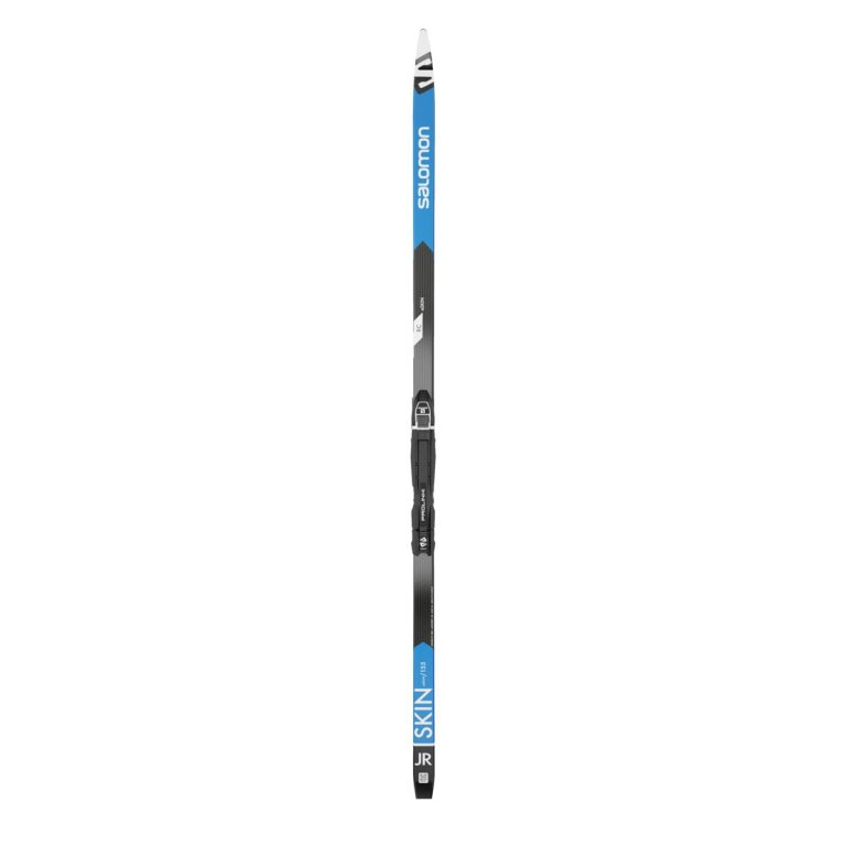 Běžky set Salomon RC eSKIN JUNIOR + Vázání PROLINK ACCES JUNIOR - černá/modrá