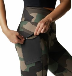 Легінси Windgates™ EU II Legging W - зелений/коричневий (стандартна довжина)