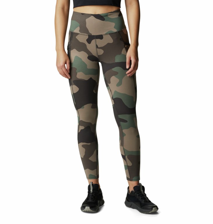 Легінси Windgates™ EU II Legging W - зелений/коричневий (стандартна довжина)
