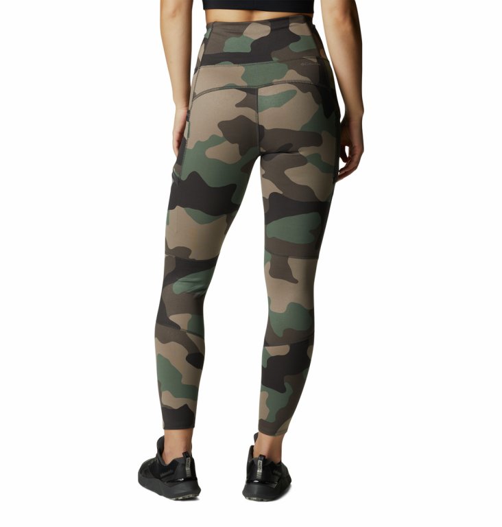 Легінси Windgates™ EU II Legging W - зелений/коричневий (стандартна довжина)