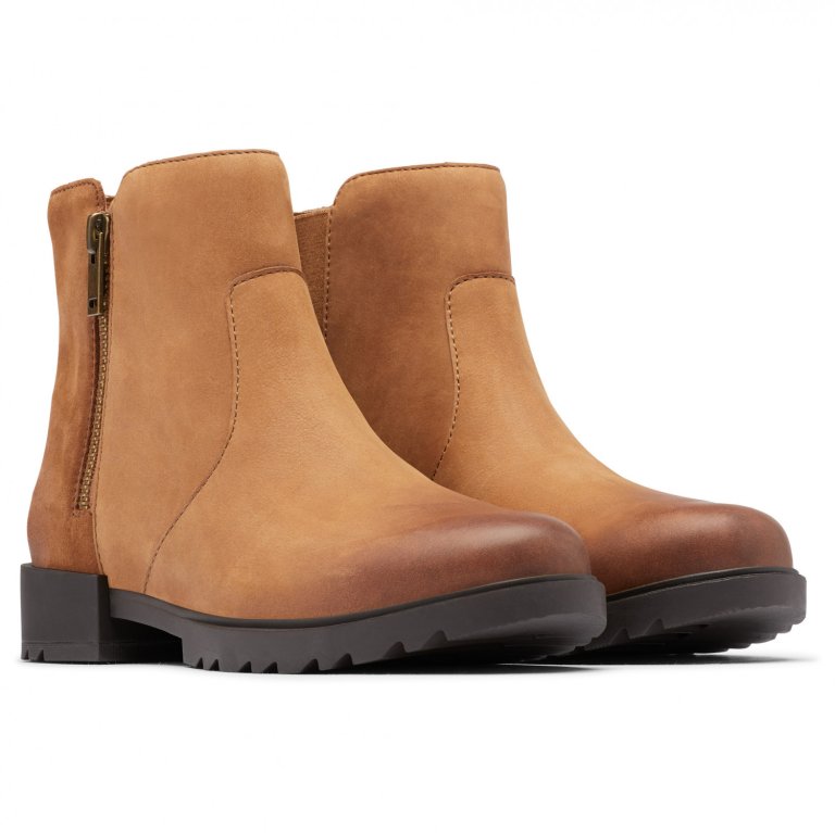 Взуття Sorel Emelie™ II ZIP WP Wmn - коричневий/чорний