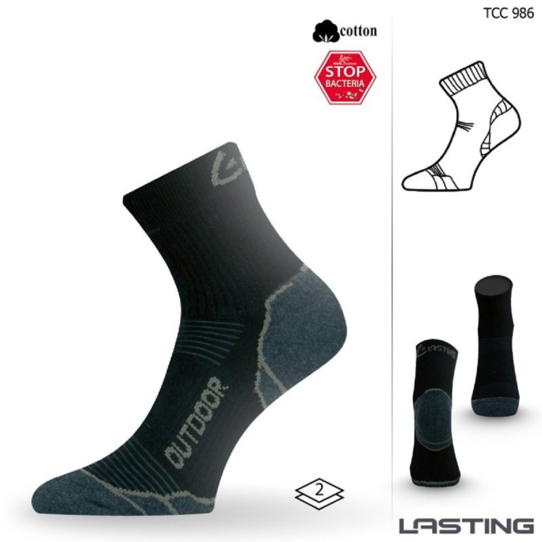Шкарпетки Lasting TCC Socks - чорні