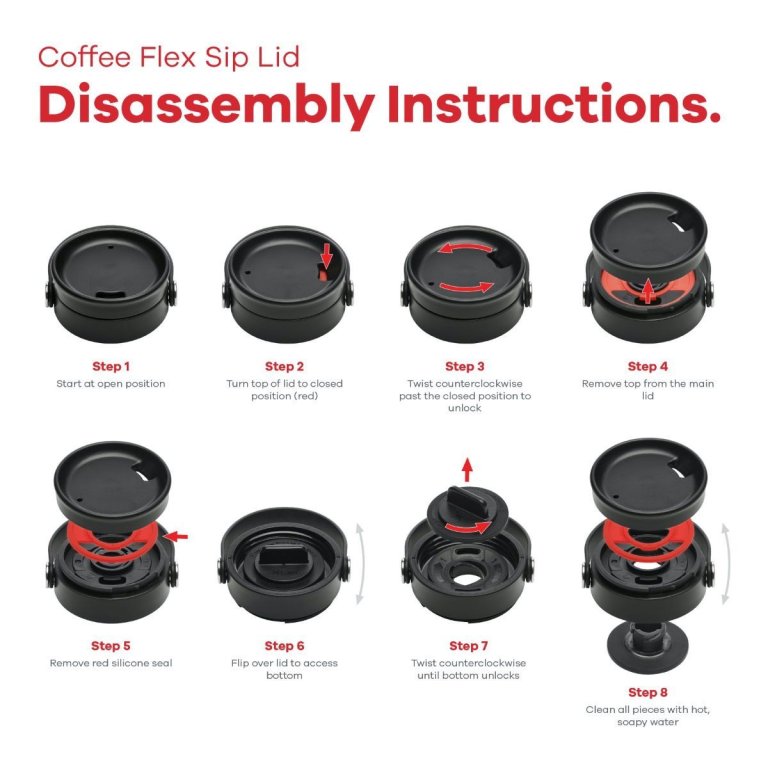 Кришка Hydro Flask Wide Mouth Flex Sip Lid - чорна