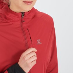 Куртка Salomon LIGHT SHELL JKT W - червоний