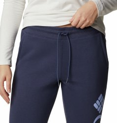 Tepláky Columbia Logo Fleece Jogger W - tmavě modrá (standardní délka)