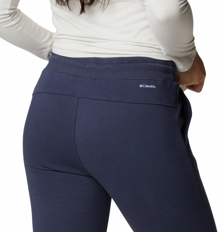 Tepláky Columbia Logo Fleece Jogger W - tmavě modrá (standardní délka)