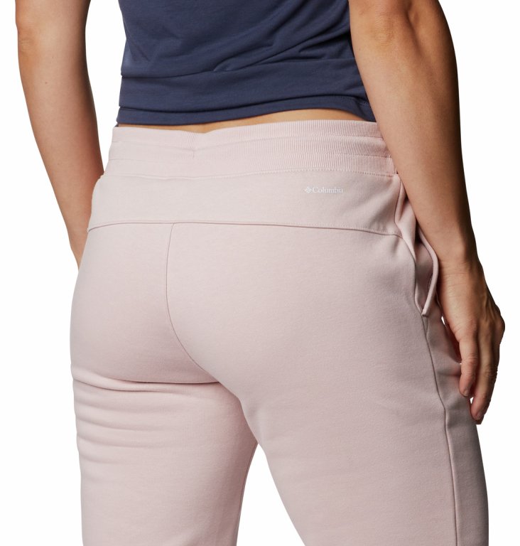 Штани Columbia Logo Fleece Jogger W - рожевий (стандартна довжина)