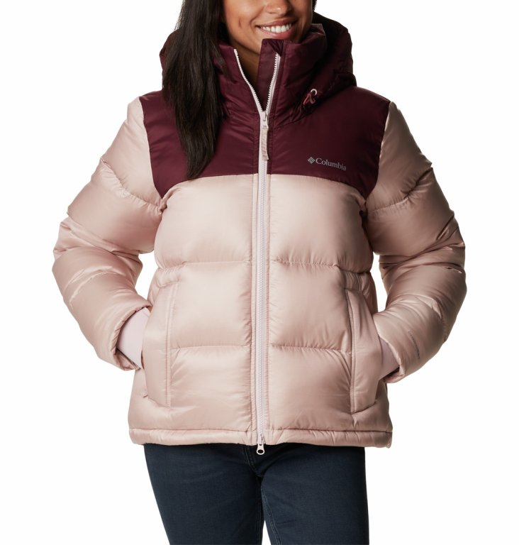 Пуховик Columbia Bulo Point™ Down Jacket W - рожевий/темно-червоний