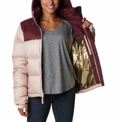 Пуховик Columbia Bulo Point™ Down Jacket W - рожевий/темно-червоний