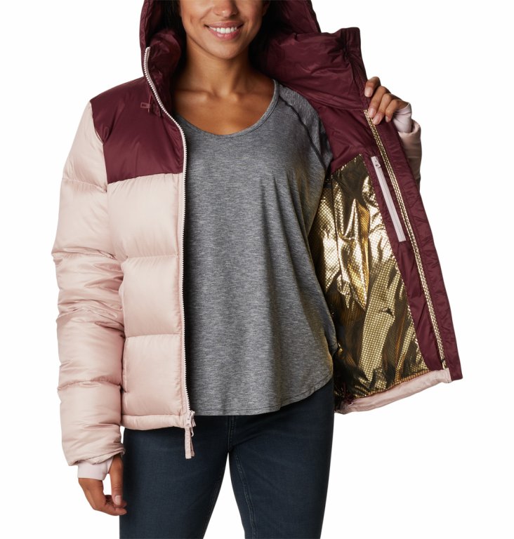 Пуховик Columbia Bulo Point™ Down Jacket W - рожевий/темно-червоний