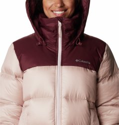 Пуховик Columbia Bulo Point™ Down Jacket W - рожевий/темно-червоний