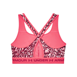 Бюстгальтер Under Armour Crossback Mid Print Бюстгальтер W - рожевий