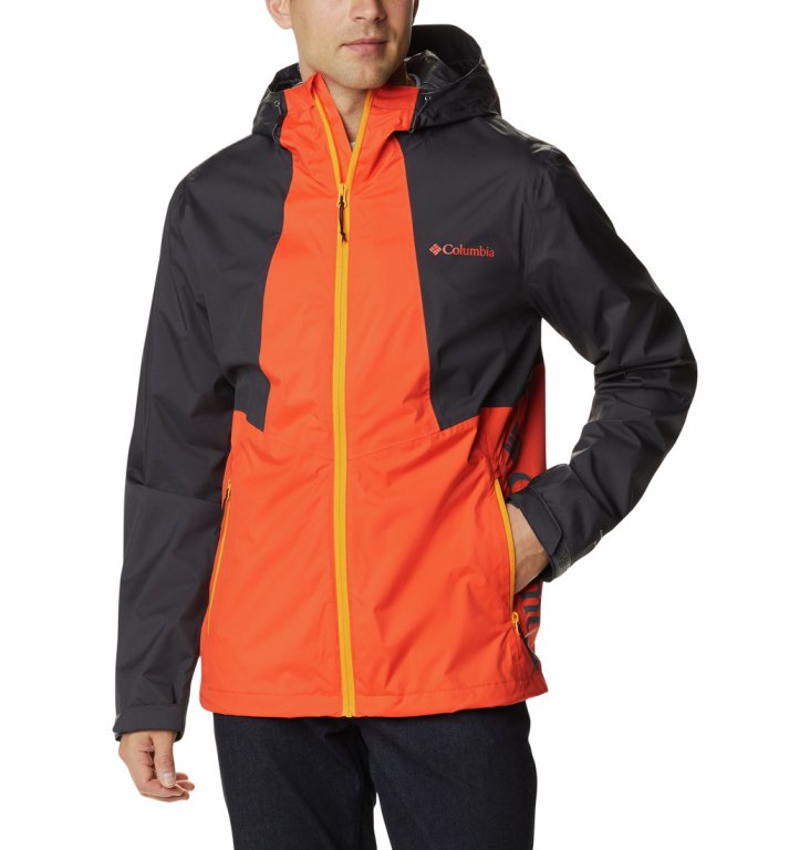 Куртка Columbia Inner Limits™ II Jacket M - сірий/помаранчевий
