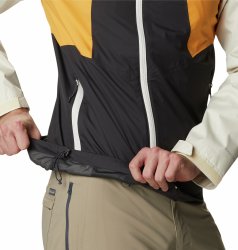 Bunda Columbia Inner Limits™ II M - béžová/sivá/žltá